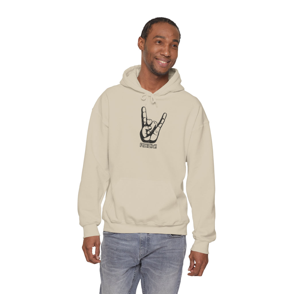 Rock On Hoodie — Cozy Graphic Pullover for Music Lovers