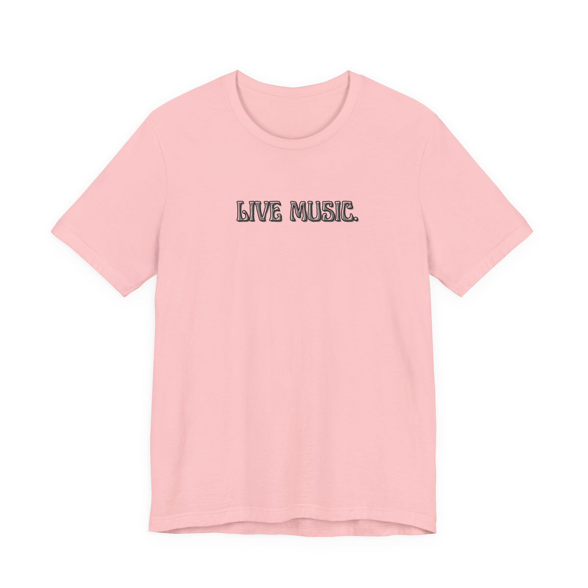 Live Music T-Shirt — Minimalist Concert Tee