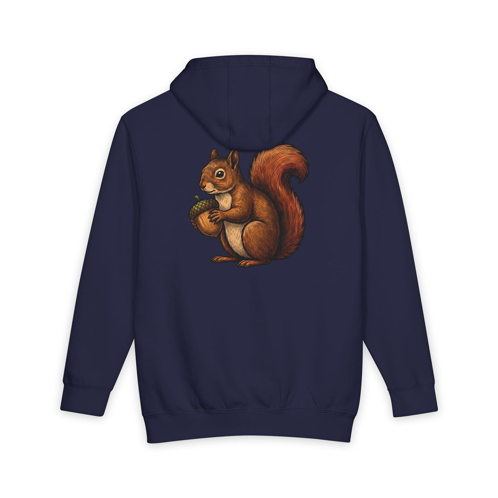 Squirrel Graphic Hoodie – Cute Acorn Forest Crewneck