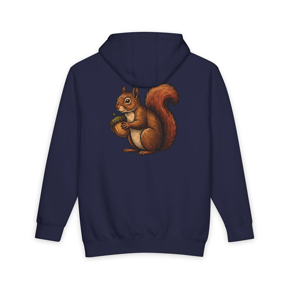 Squirrel Graphic Hoodie – Cute Acorn Forest Crewneck