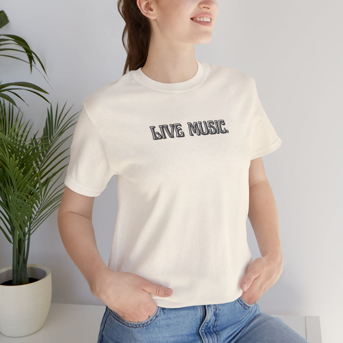 Live Music T-Shirt — Minimalist Concert Tee