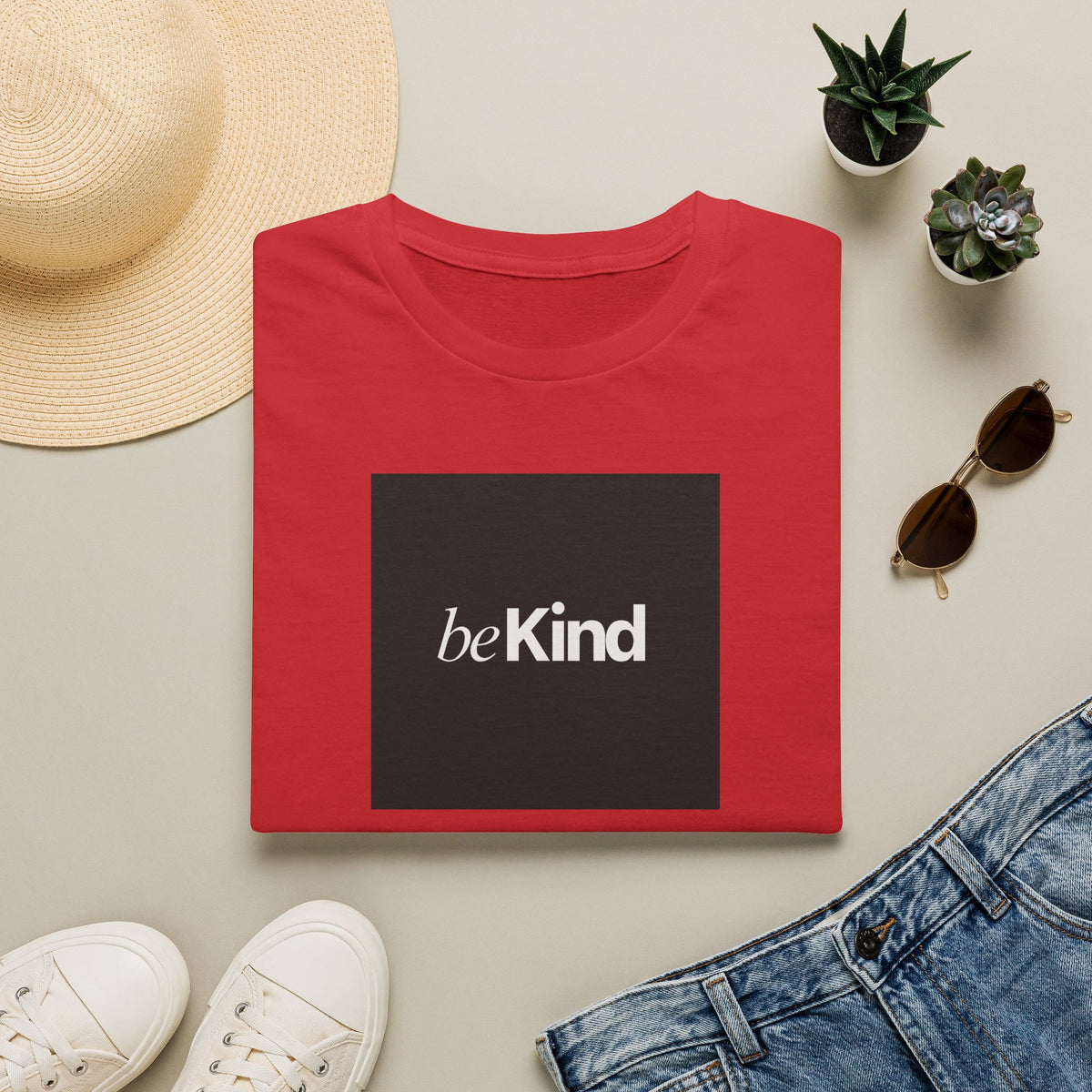 Be Kind Minimalist T-Shirt — Inspirational Positive Message Tee