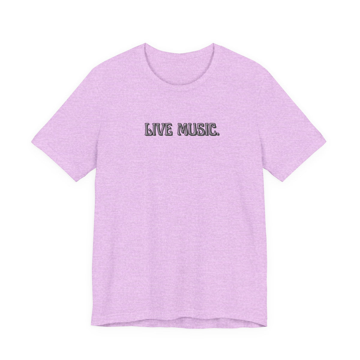 Live Music T-Shirt — Minimalist Concert Tee