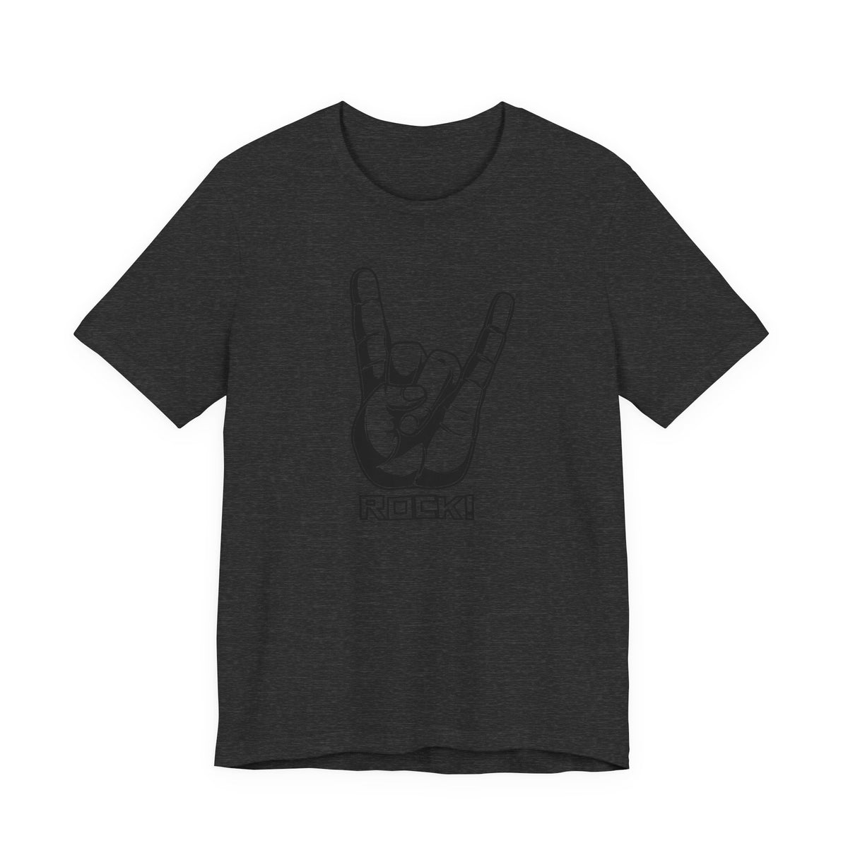Rock Hand Graphic Tee – "Rock!" Band Concert T-Shirt