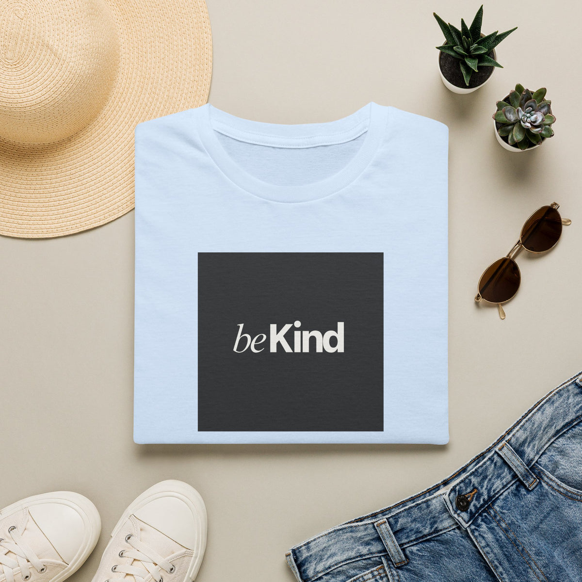 Be Kind Minimalist T-Shirt — Inspirational Positive Message Tee