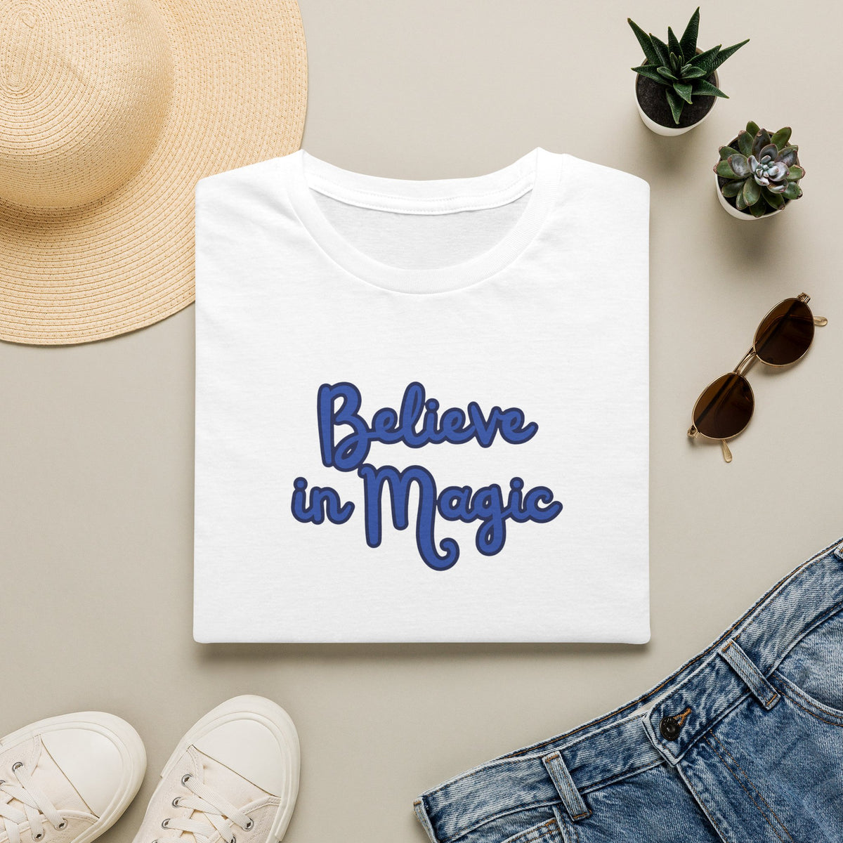 Believe in Magic T‑Shirt — Inspirational Script Tee