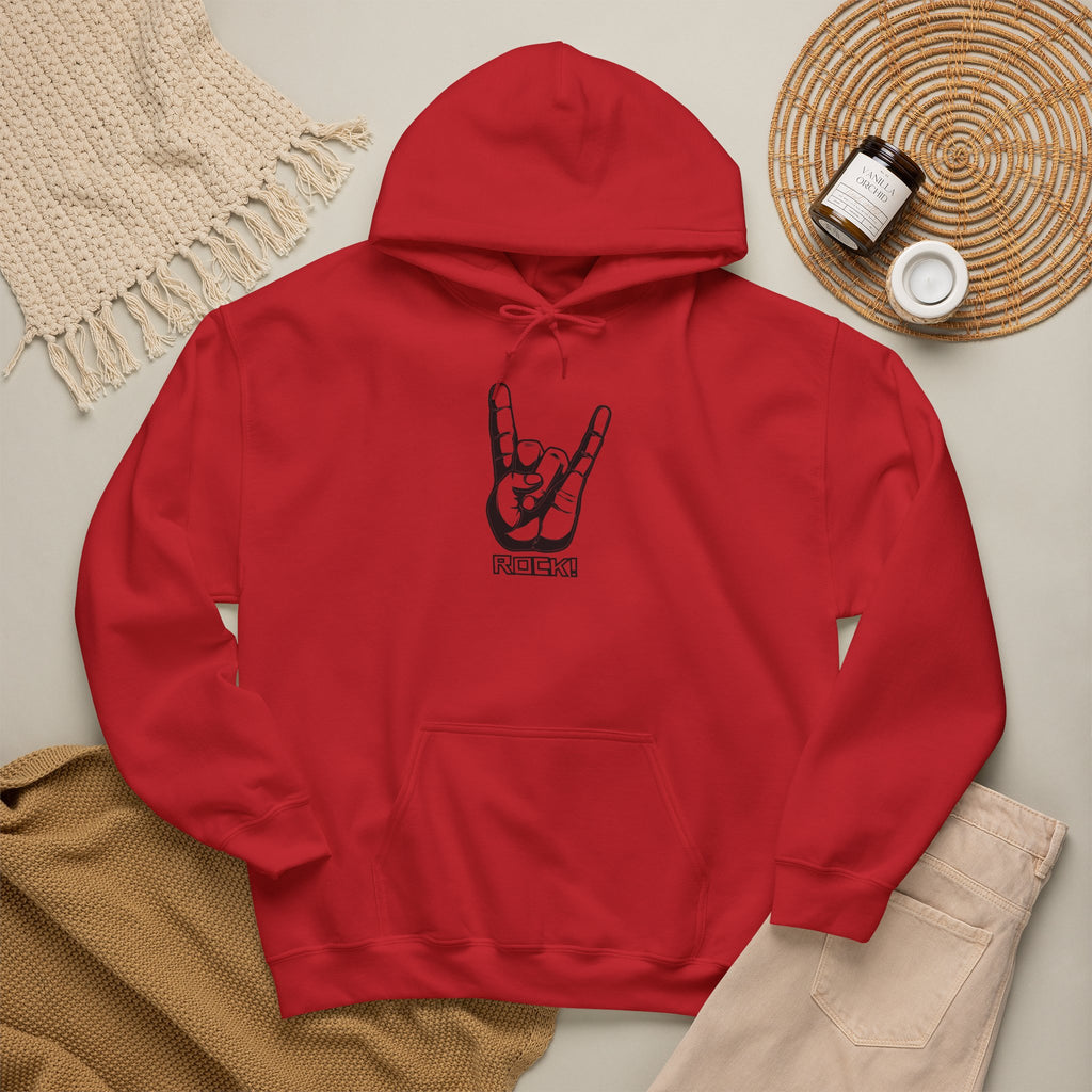 Rock On Hoodie — Cozy Graphic Pullover for Music Lovers