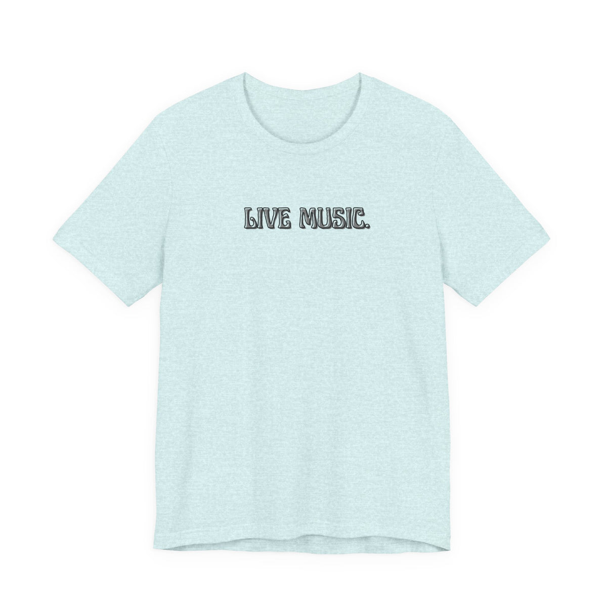 Live Music T-Shirt — Minimalist Concert Tee
