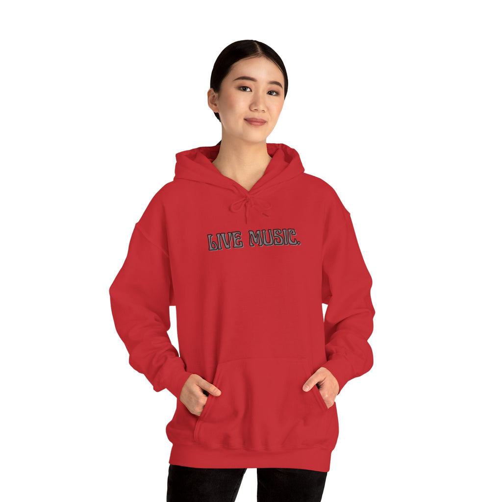 Live Music Hoodie — Vintage Band Tour Style Pullover for Music Lovers