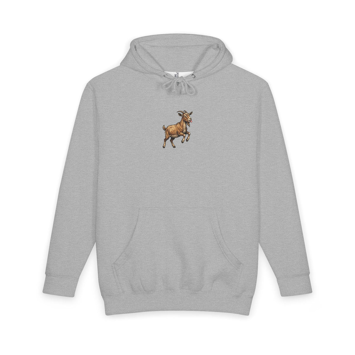 Goat Graphic Hoodie — Playful Farm Animal Pullover
