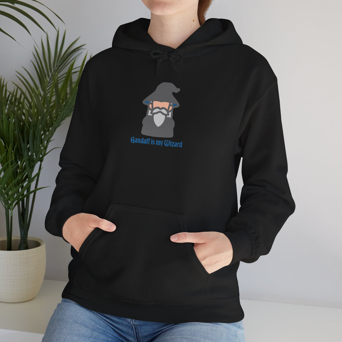 Gandalf Is My Wizard Hoodie — Cute Wizard Graphic Pullover
