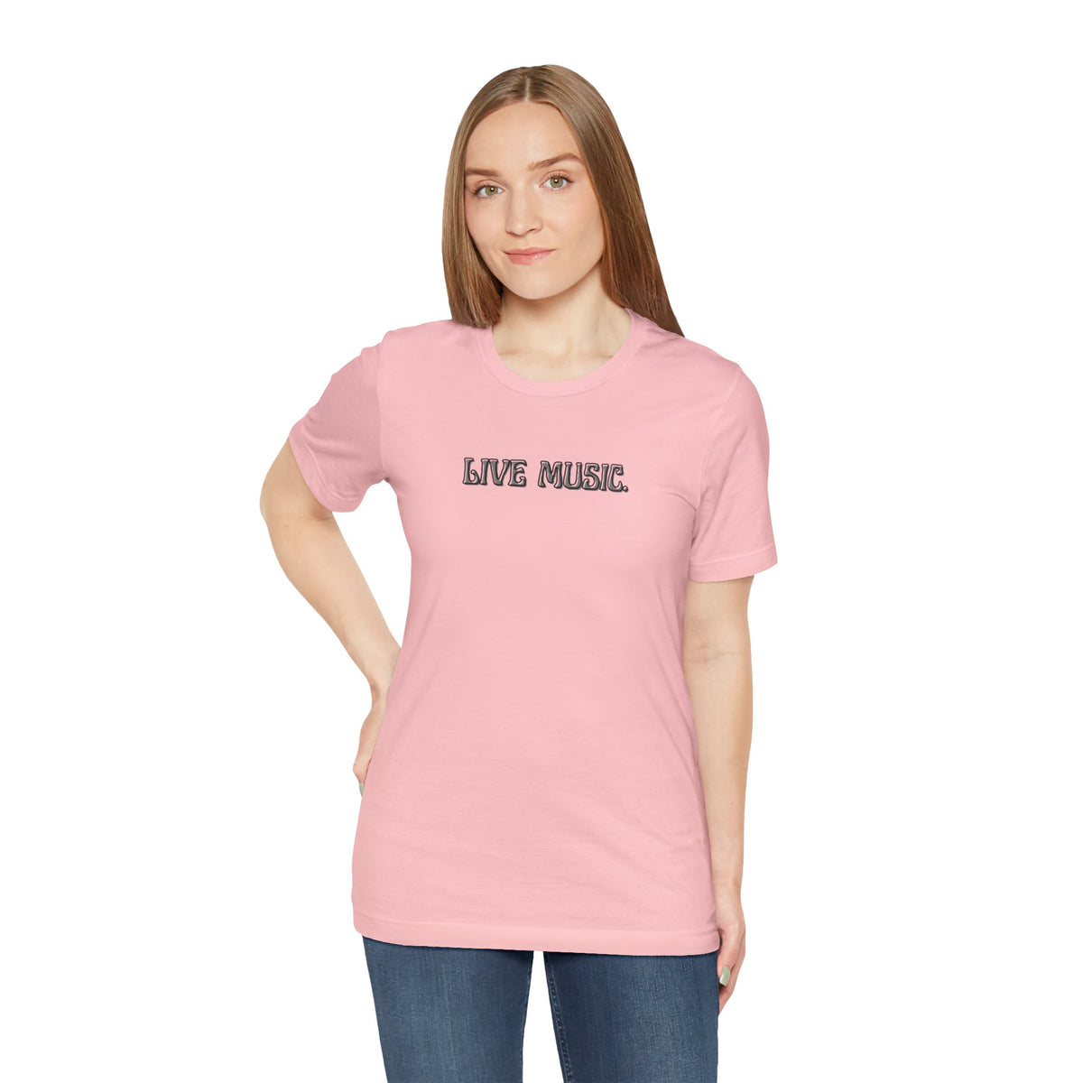 Live Music T-Shirt — Minimalist Concert Tee