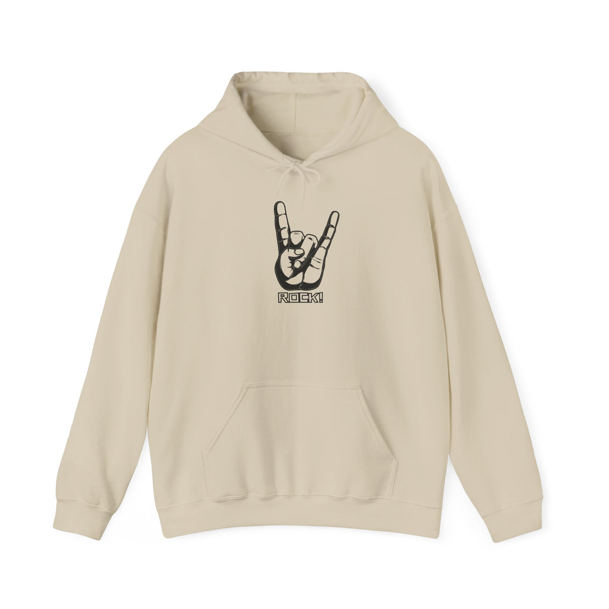 Rock On Hoodie — Cozy Graphic Pullover for Music Lovers