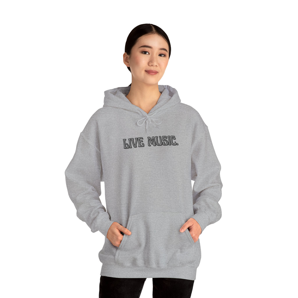 Live Music Hoodie — Vintage Band Tour Style Pullover for Music Lovers