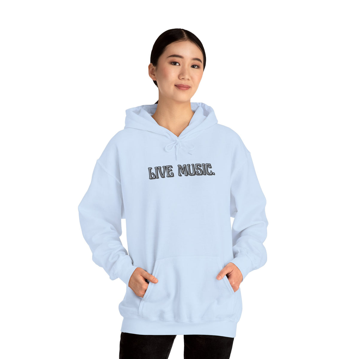 Live Music Hoodie — Vintage Band Tour Style Pullover for Music Lovers