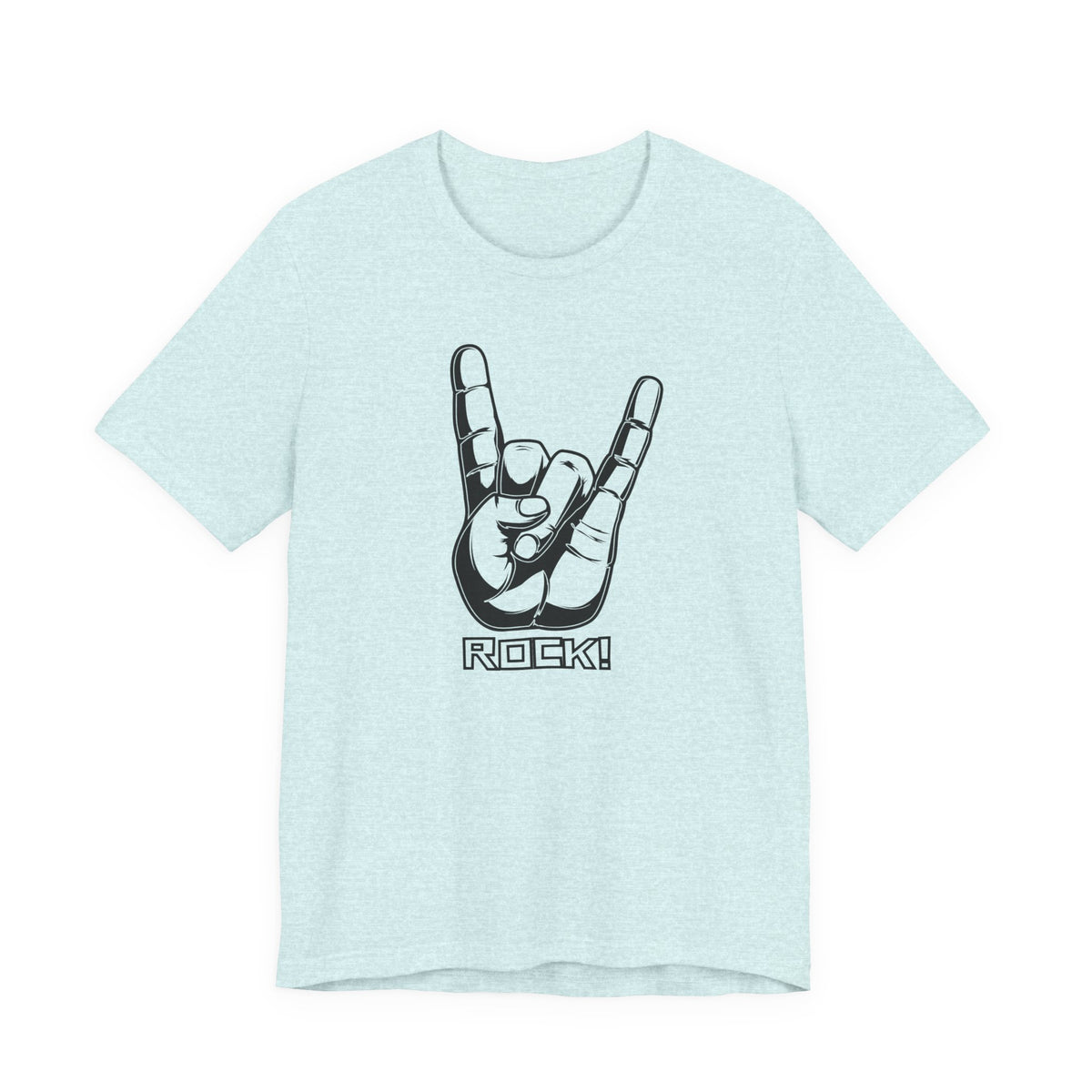 Rock Hand Graphic Tee – "Rock!" Band Concert T-Shirt
