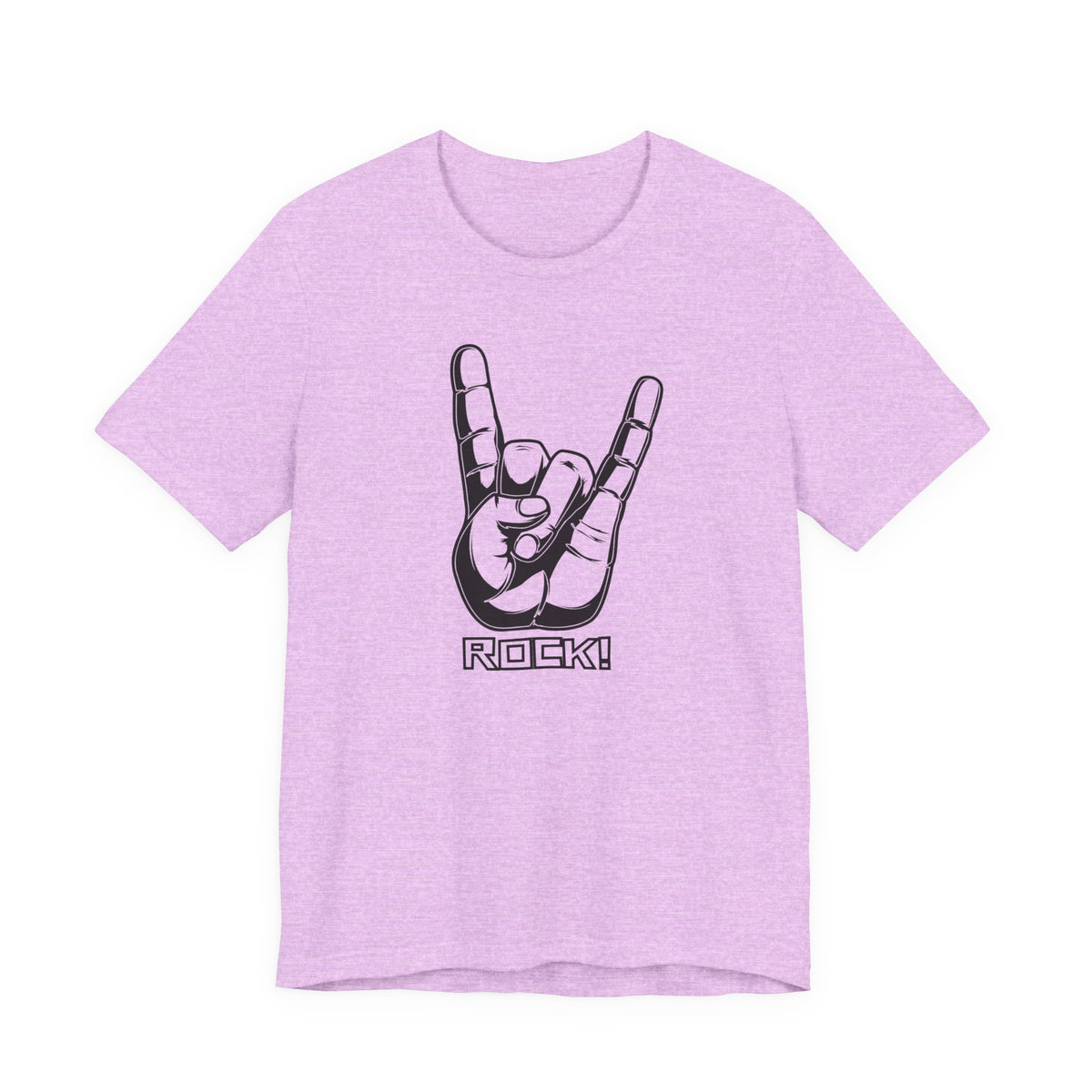 Rock Hand Graphic Tee – "Rock!" Band Concert T-Shirt