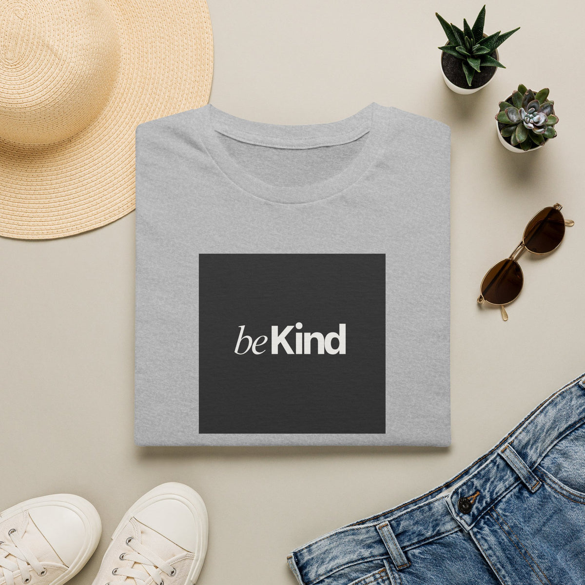 Be Kind Minimalist T-Shirt — Inspirational Positive Message Tee