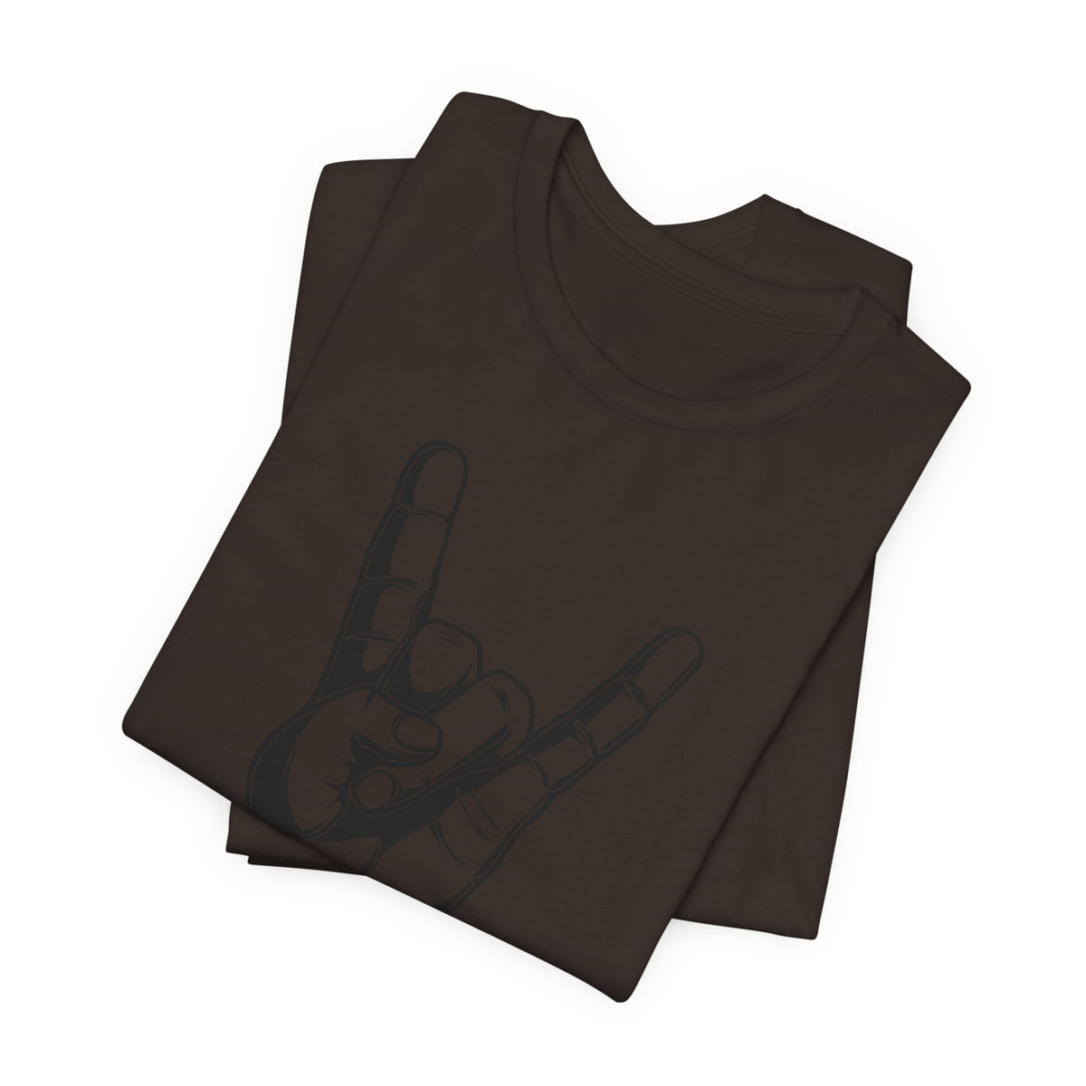 Rock Hand Graphic Tee – "Rock!" Band Concert T-Shirt