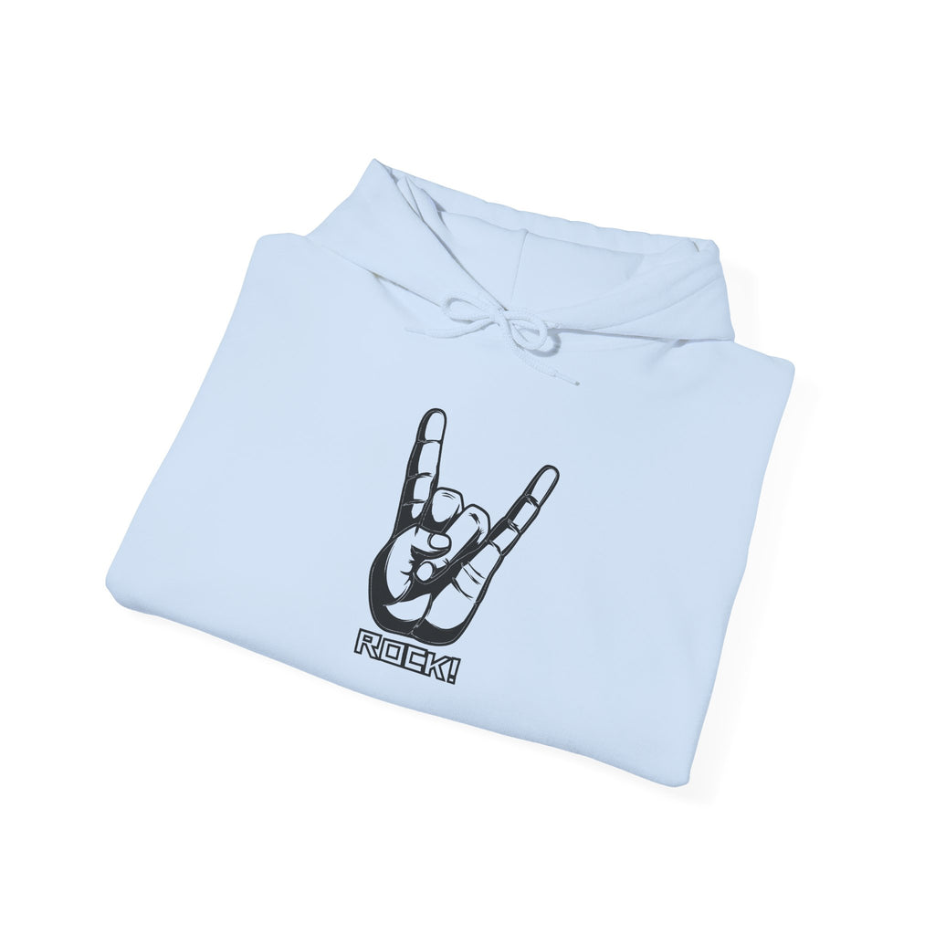 Rock On Hoodie — Cozy Graphic Pullover for Music Lovers
