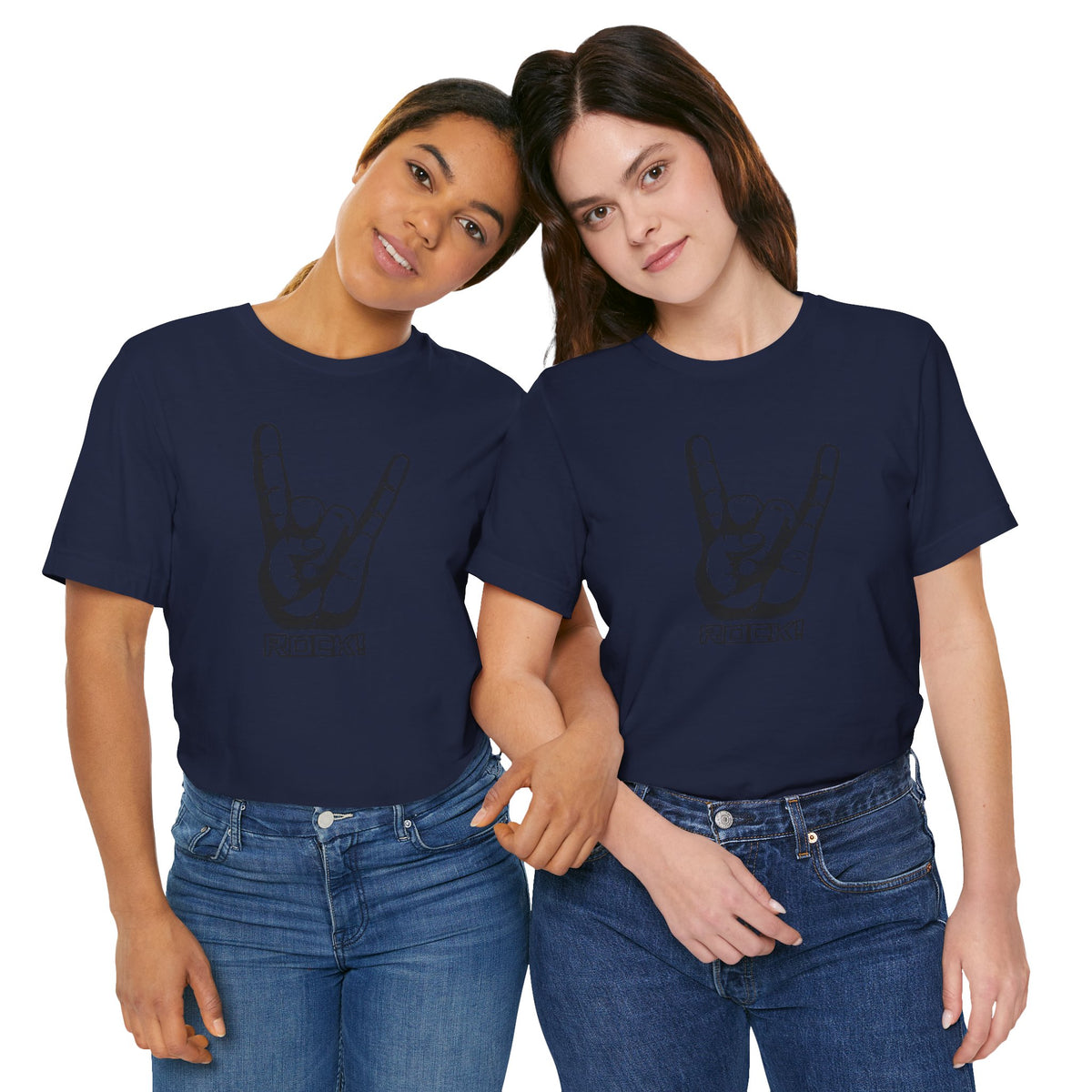 Rock Hand Graphic Tee – "Rock!" Band Concert T-Shirt