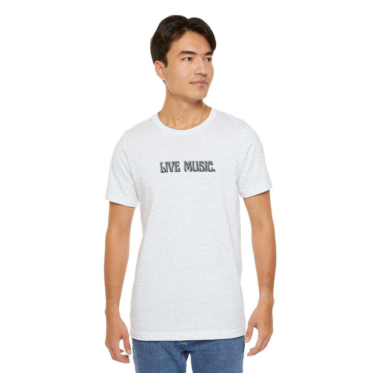 Live Music T-Shirt — Minimalist Concert Tee