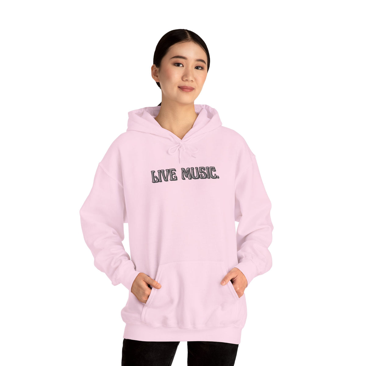 Live Music Hoodie — Vintage Band Tour Style Pullover for Music Lovers
