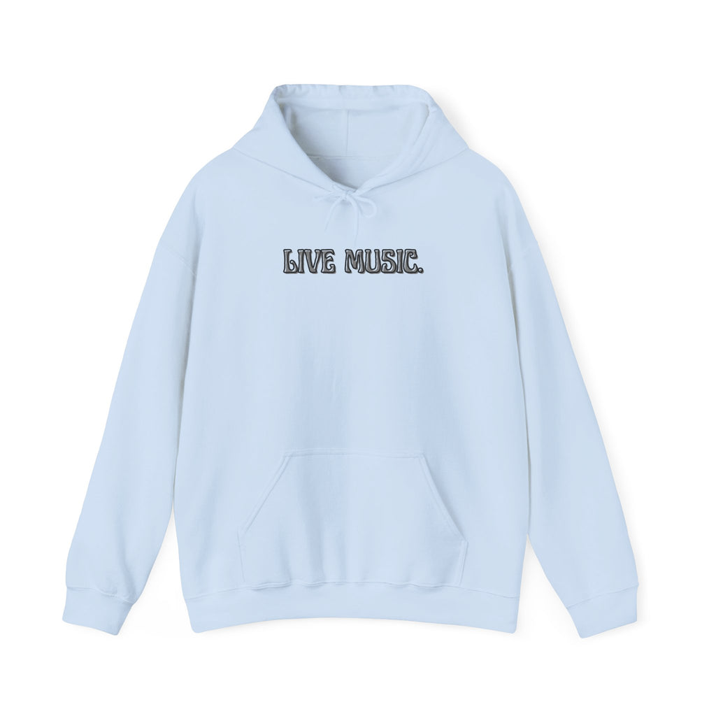 Live Music Hoodie — Vintage Band Tour Style Pullover for Music Lovers