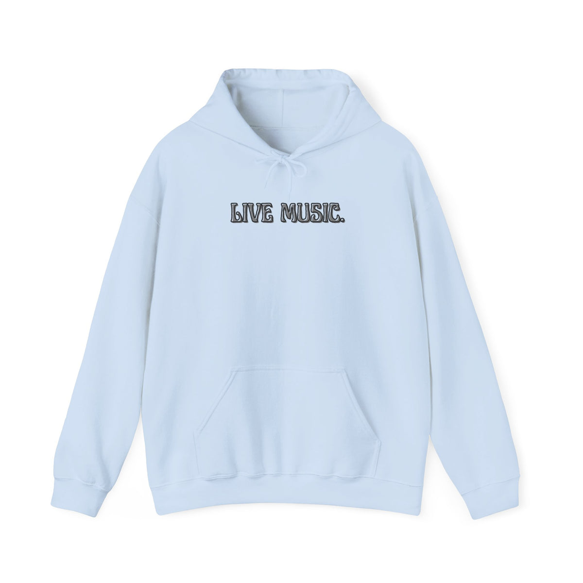 Live Music Hoodie — Vintage Band Tour Style Pullover for Music Lovers