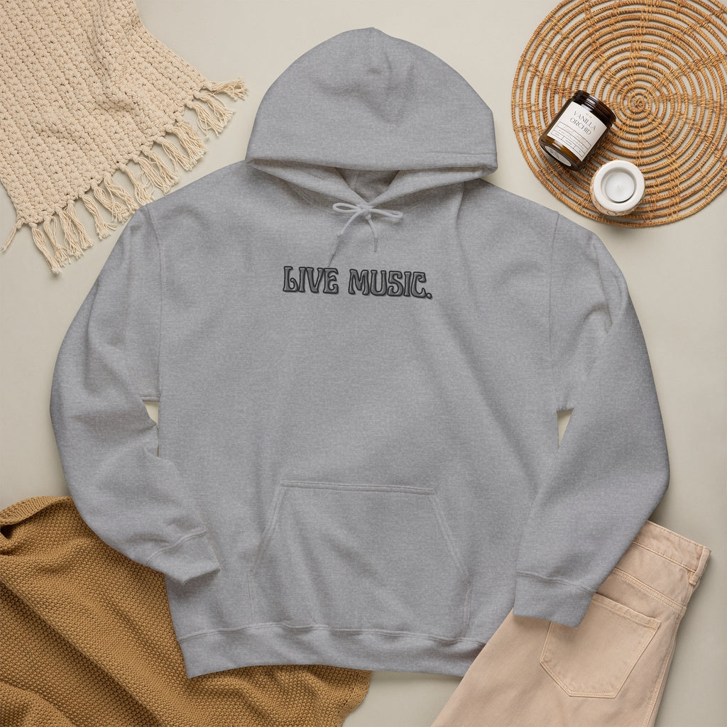 Live Music Hoodie — Vintage Band Tour Style Pullover for Music Lovers