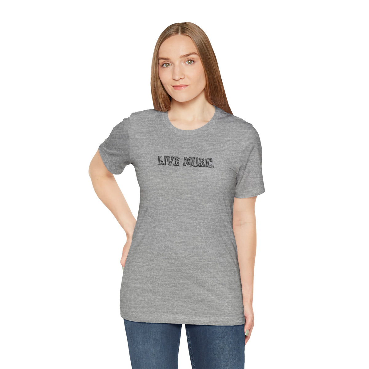 Live Music T-Shirt — Minimalist Concert Tee