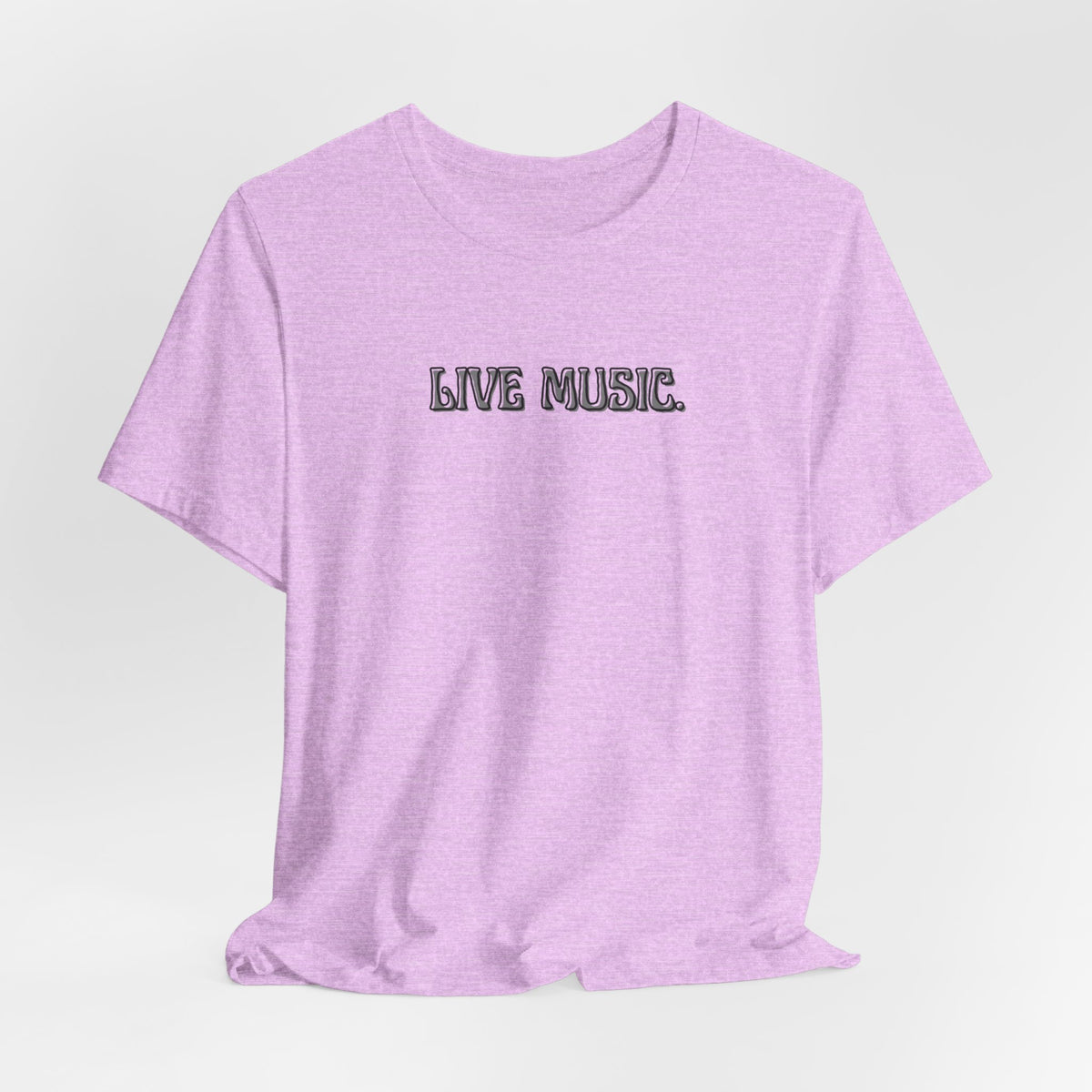 Live Music T-Shirt — Minimalist Concert Tee