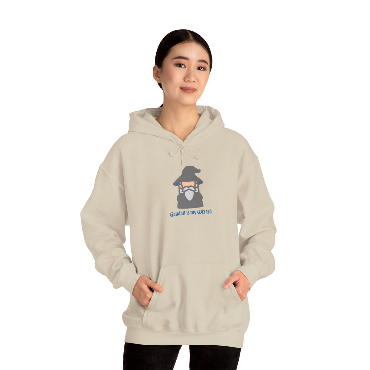 Gandalf Is My Wizard Hoodie — Cute Wizard Graphic Pullover