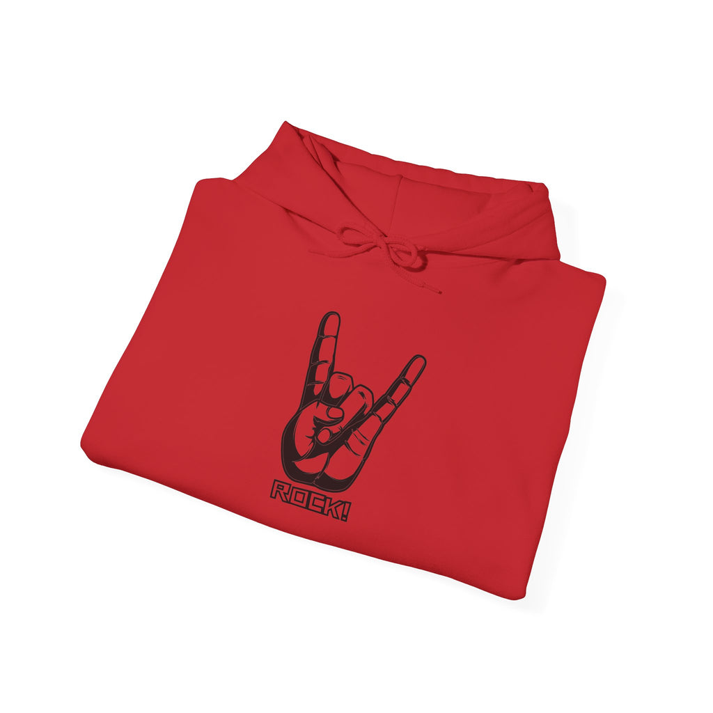 Rock On Hoodie — Cozy Graphic Pullover for Music Lovers