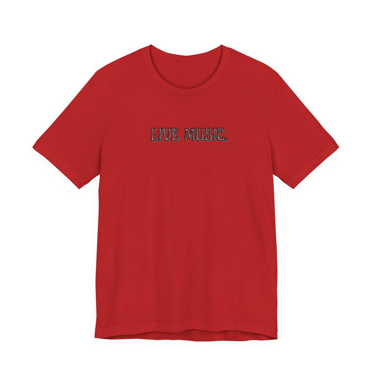 Live Music T-Shirt — Minimalist Concert Tee