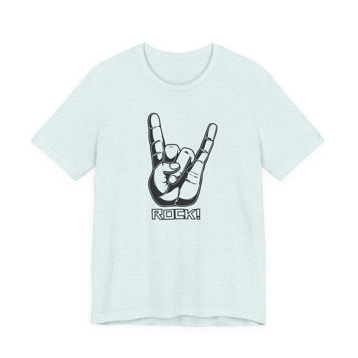 Rock Hand Graphic Tee – "Rock!" Band Concert T-Shirt
