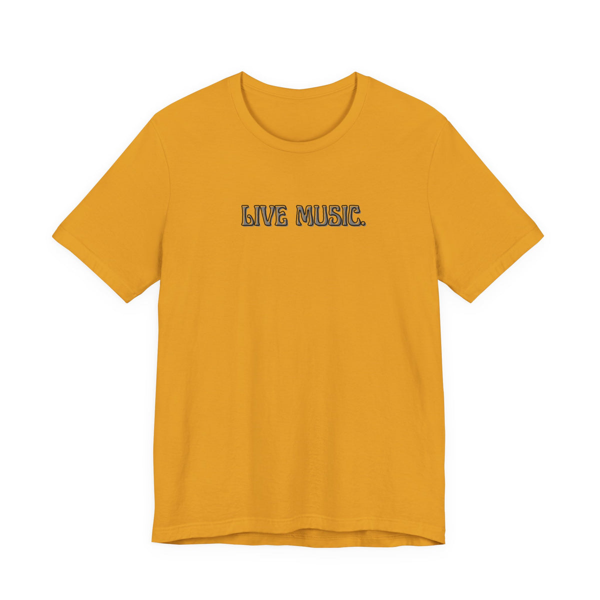 Live Music T-Shirt — Minimalist Concert Tee