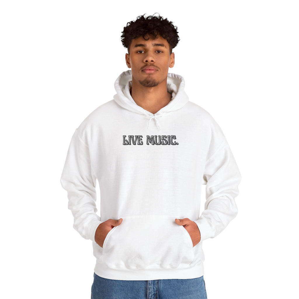Live Music Hoodie — Vintage Band Tour Style Pullover for Music Lovers