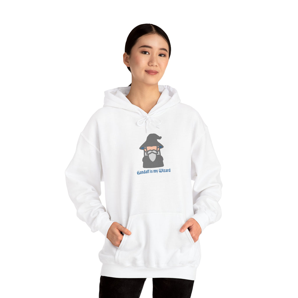 Gandalf Is My Wizard Hoodie — Cute Wizard Graphic Pullover