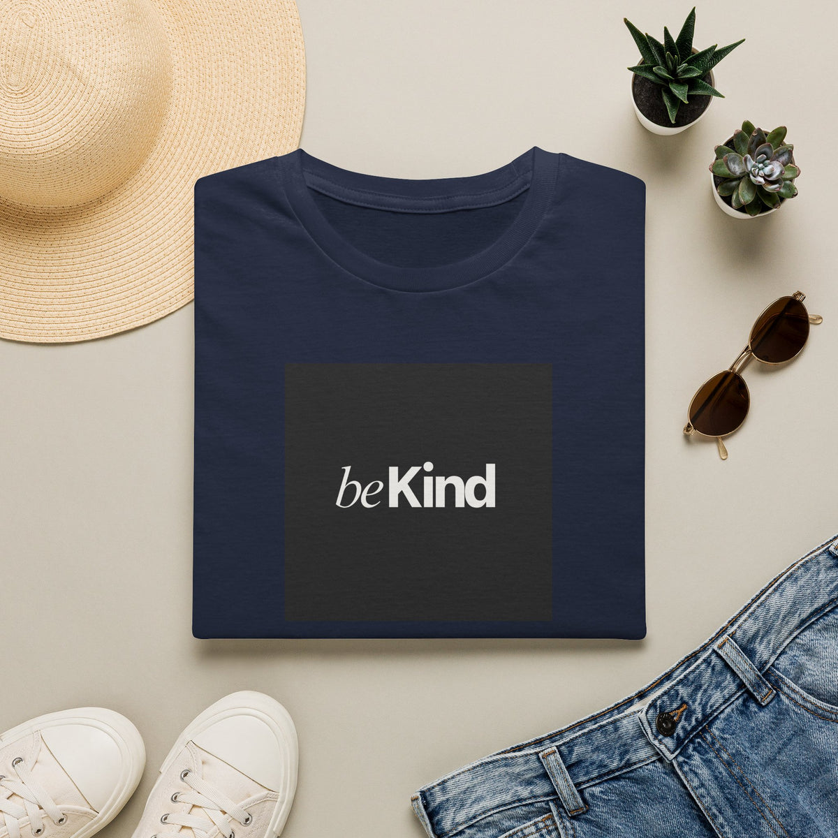 Be Kind Minimalist T-Shirt — Inspirational Positive Message Tee
