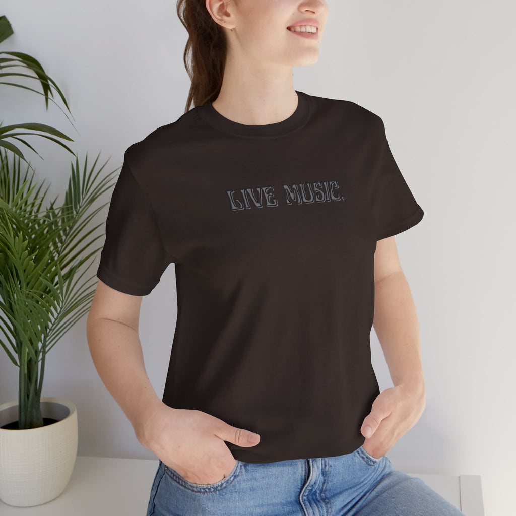 Live Music T-Shirt — Minimalist Concert Tee