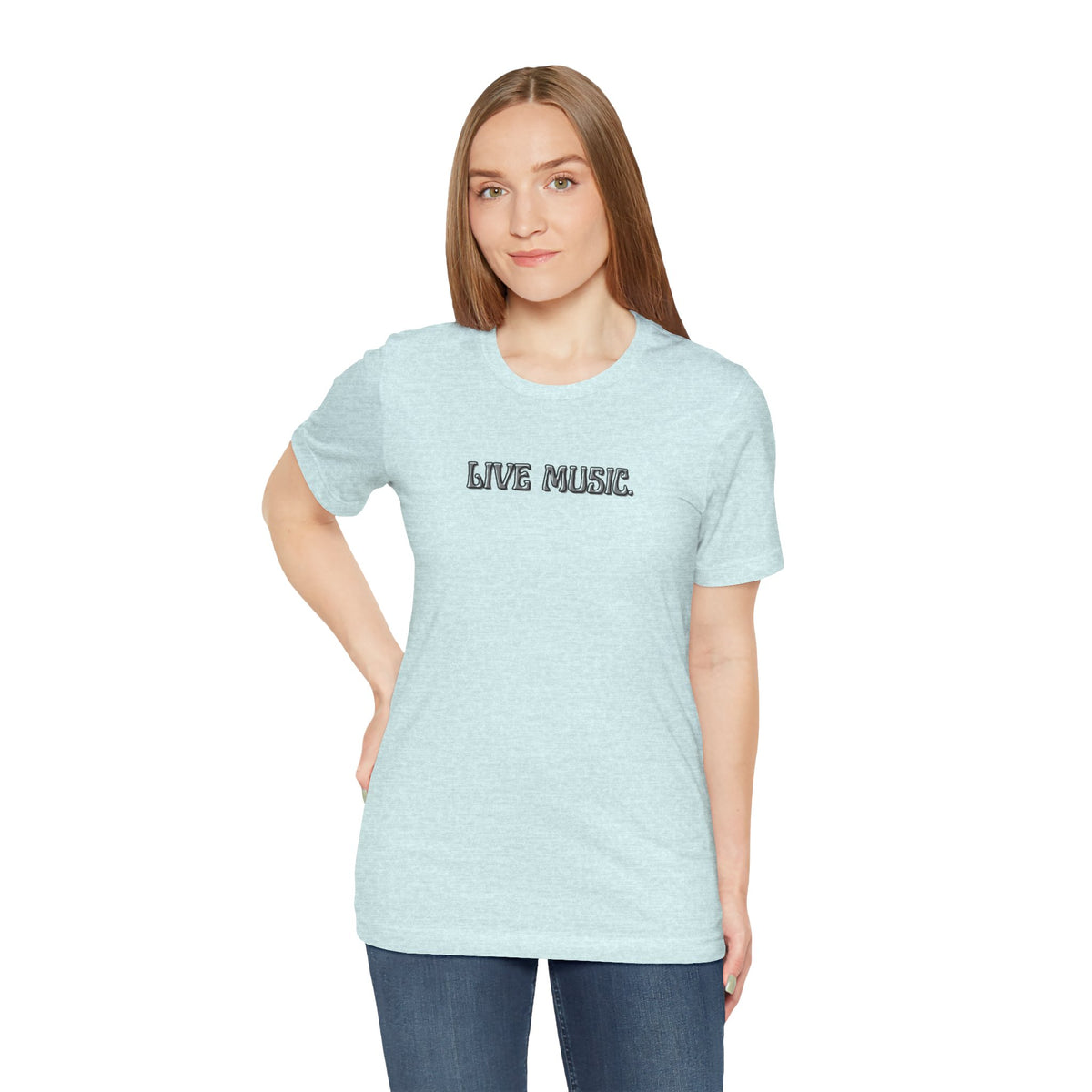 Live Music T-Shirt — Minimalist Concert Tee