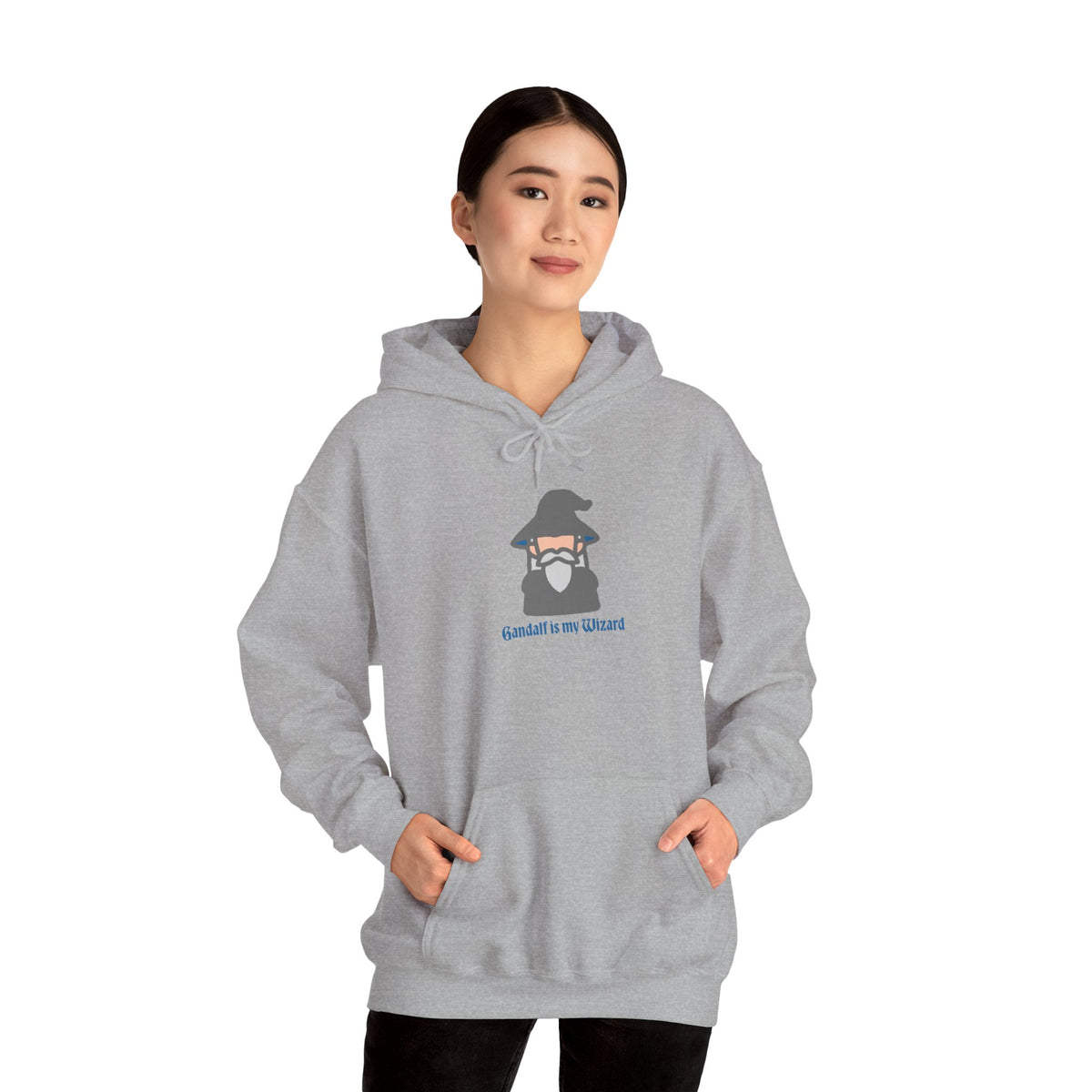 Gandalf Is My Wizard Hoodie — Cute Wizard Graphic Pullover