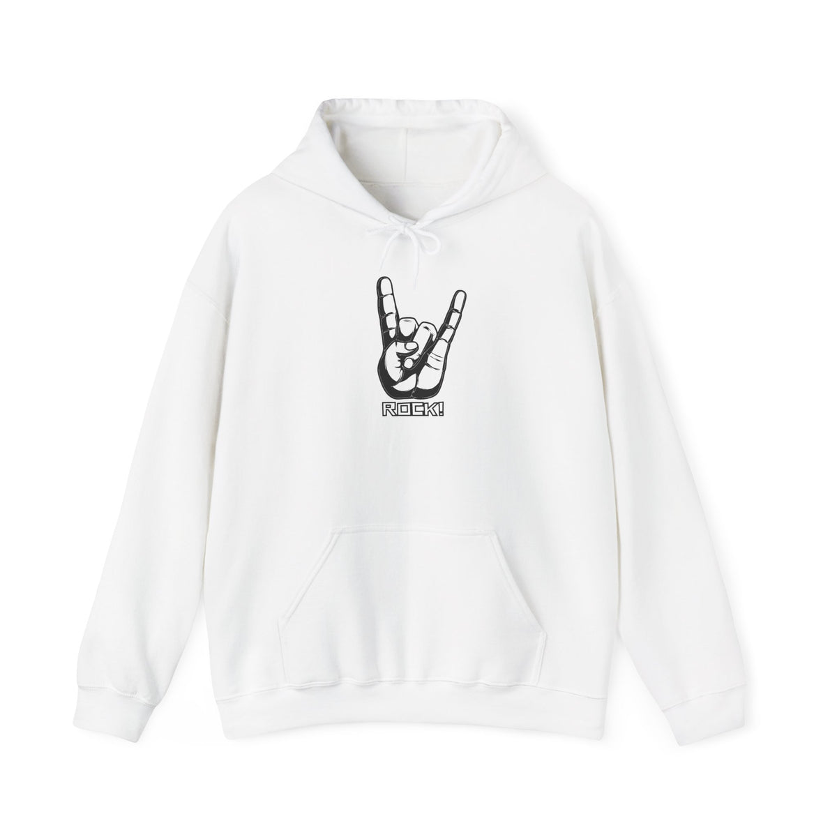 Rock On Hoodie — Cozy Graphic Pullover for Music Lovers