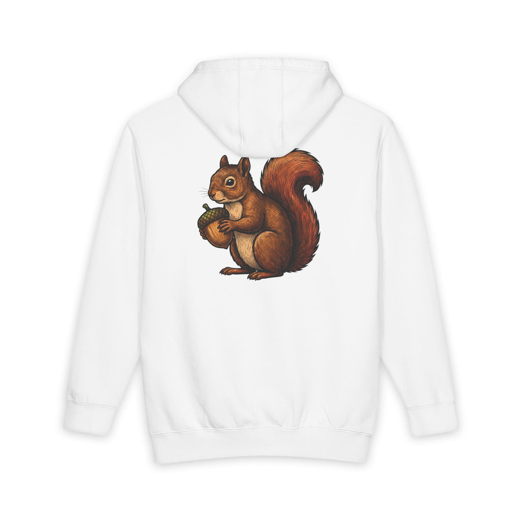 Squirrel Graphic Hoodie – Cute Acorn Forest Crewneck