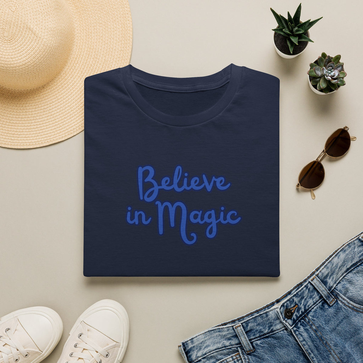 Believe in Magic T‑Shirt — Inspirational Script Tee