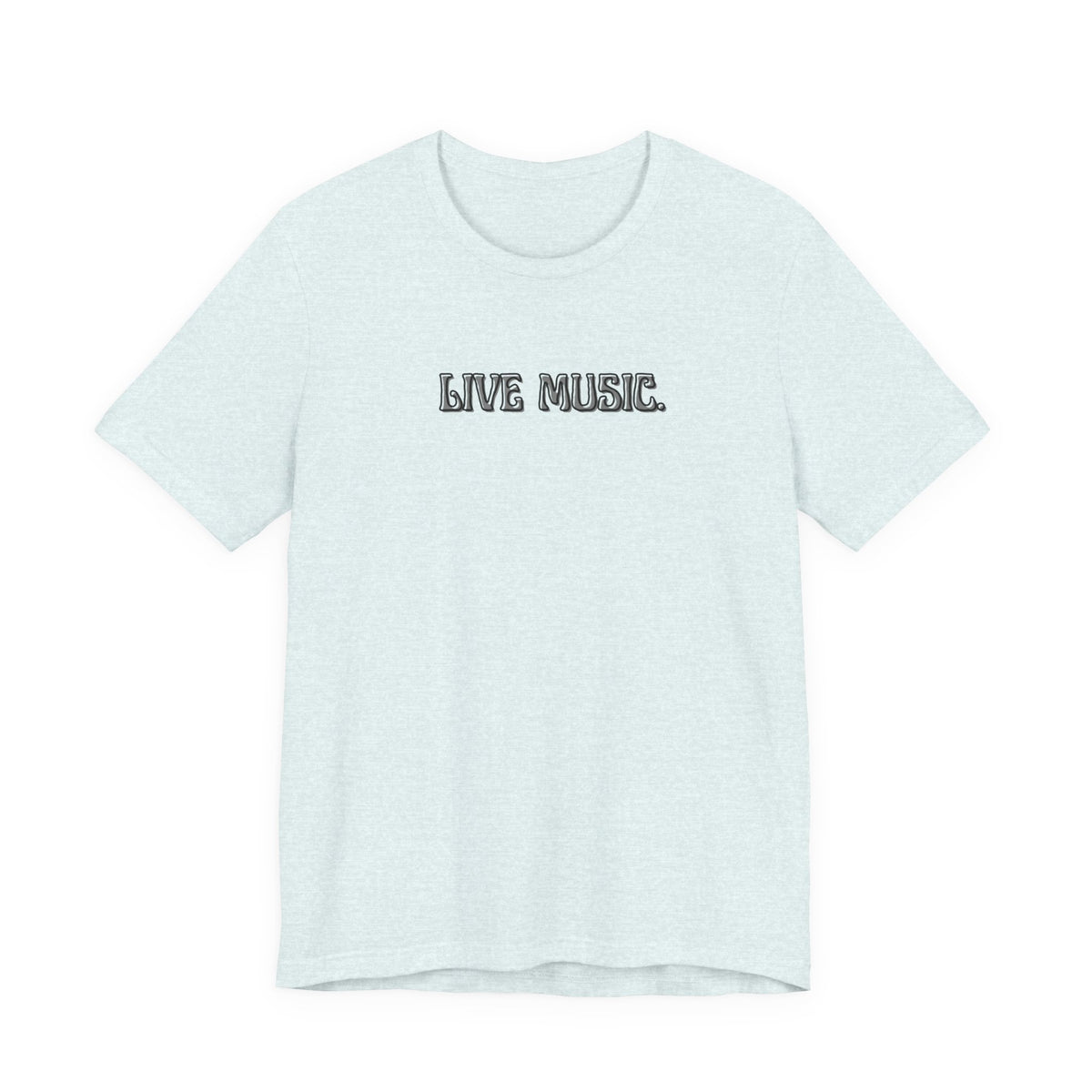 Live Music T-Shirt — Minimalist Concert Tee