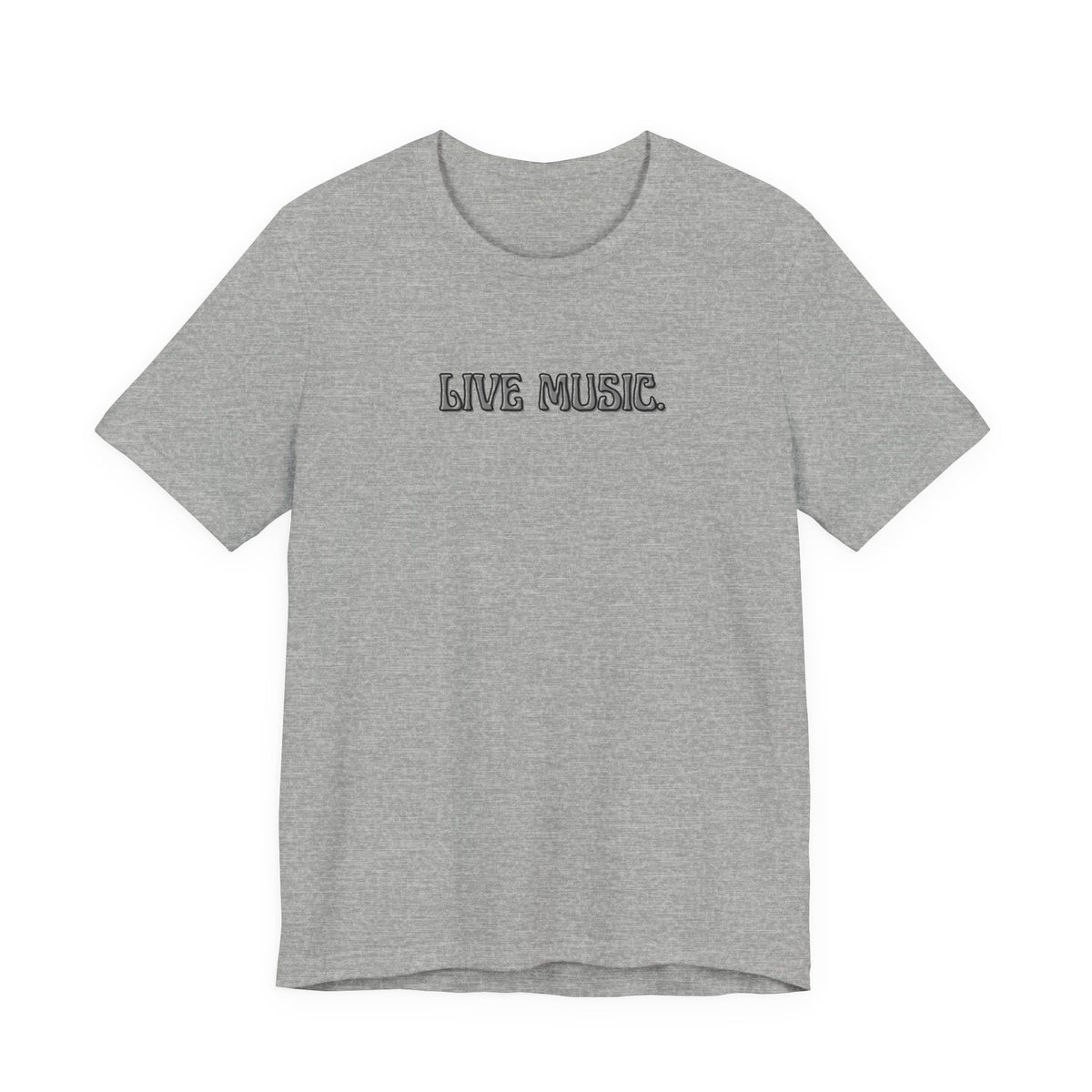 Live Music T-Shirt — Minimalist Concert Tee