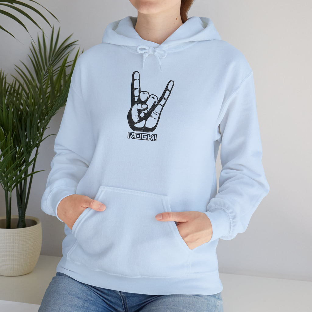 Rock On Hoodie — Cozy Graphic Pullover for Music Lovers