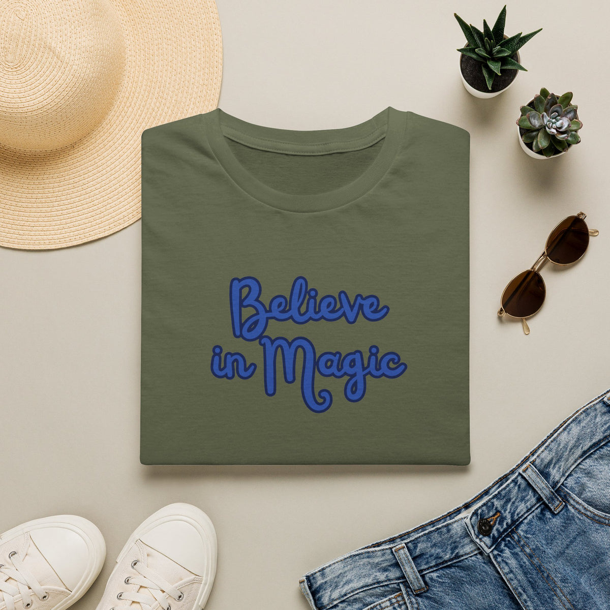 Believe in Magic T‑Shirt — Inspirational Script Tee